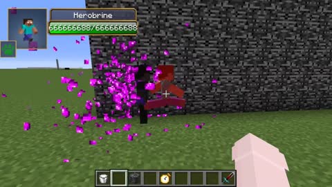 Herobrine vs all Herobrine and Creepypasta mobs in minecraft part 5