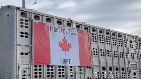 Truckers Fighting Government Vaccine Mandate March to Canadian Capital