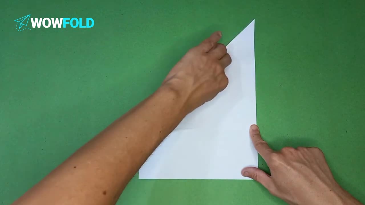 The Wind Crusher - folding a paper airplane