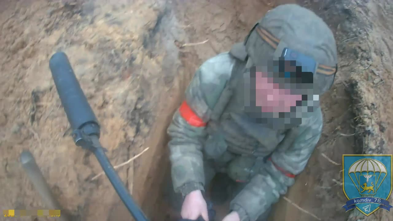 Footage of the work of a RF sniper of the Pskov paratroopers