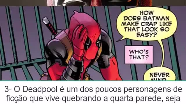 4 CURIOSIDADES SOBRE DEADPOOL (MARVEL)- Filipe Geek