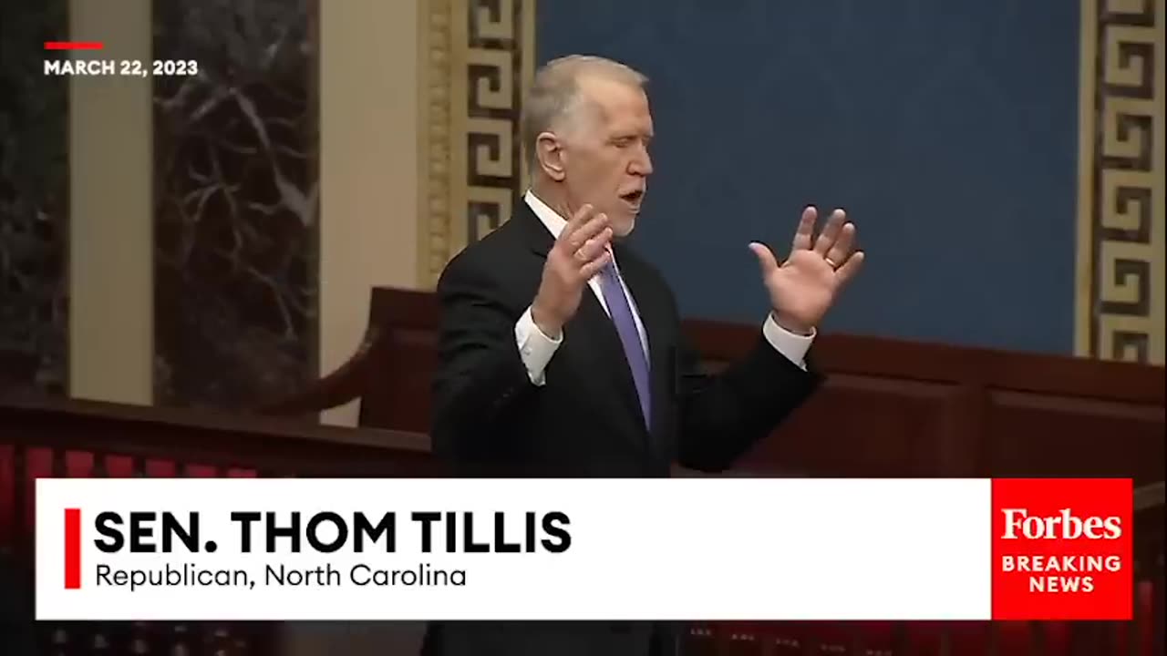 'Making The Problem Worse'- Thom Tillis Rips Biden Over Border