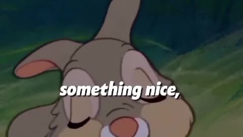 Bambi | Thumper | If you can’t say something nice