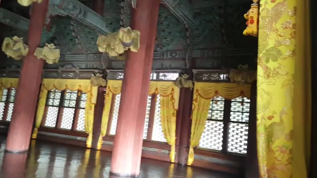 Internal Design of Kings' Palace in Seoul South Korea