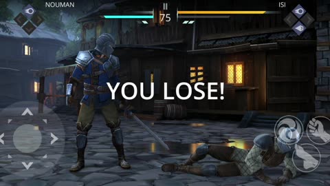 Lose after 5 shock critical hits | shadow fight3 | game