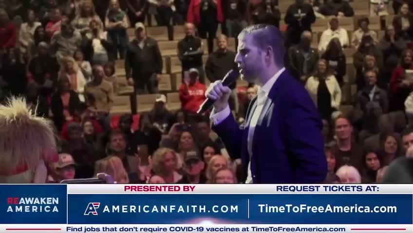 Eric Trump: "Help is on the way..."