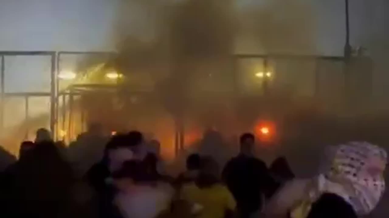 Chaos erupts across the Middle East after explosion kills hundreds at a Gaza hospital.