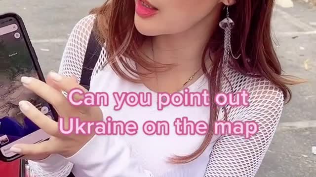 Can you point out Ukraine on the map