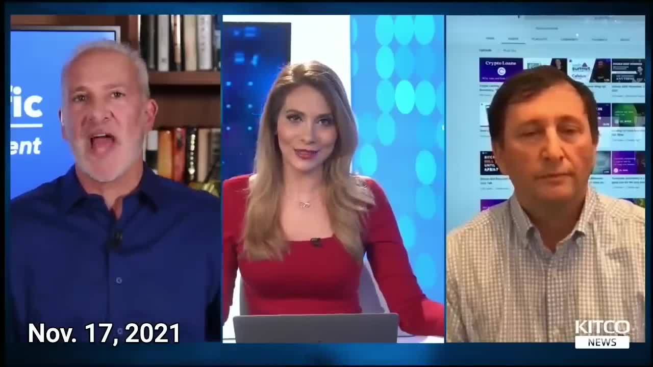 Peter Schiff debates Alex Mashinsky on Kitco News. Nov 17, 2021