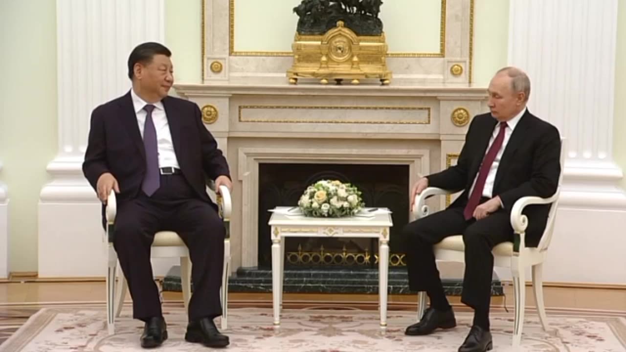 Russia and China leader meet