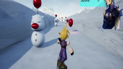 FFVII Snowboarding-Deadly Moogles