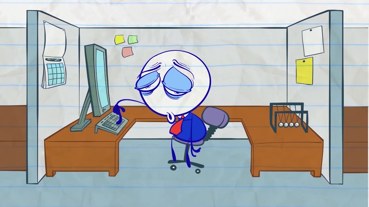 Pencilmate's Falling Through The Sky! | Animated Cartoons Characters | Animated Short Films