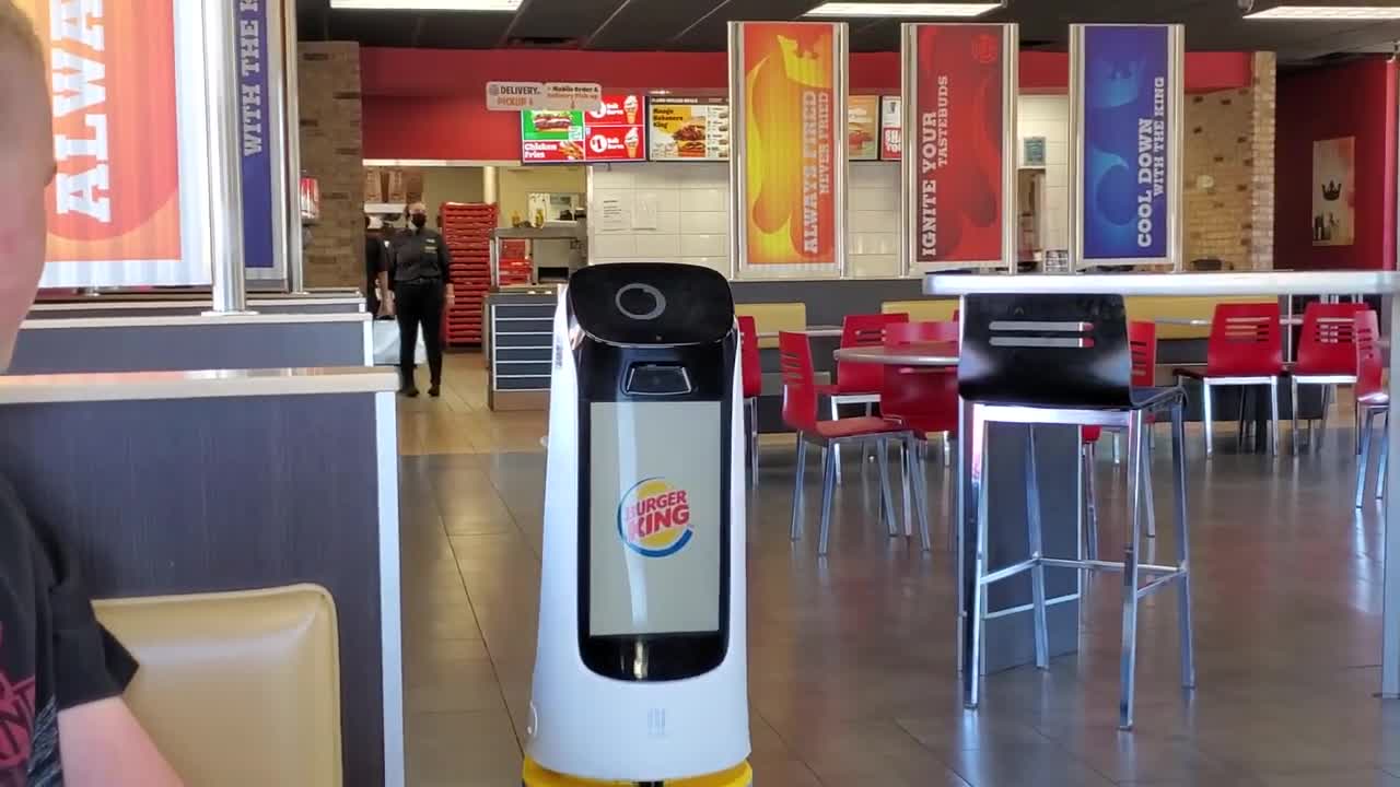 WIIBOT Fast Food Delivery Robot - BURGER KING