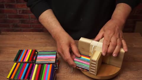 Woodturning - Stack of Pencils3