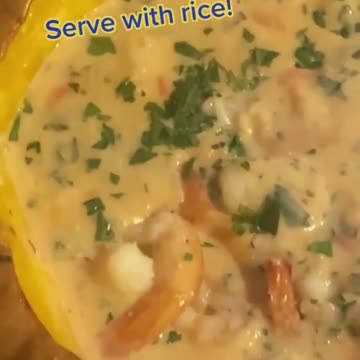 How to make spectacular shrimp in squash 🎃🍤