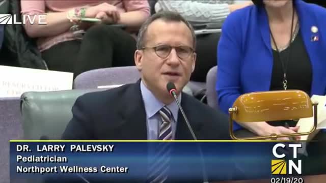 Dr Larry Palevsky, MD - CT Health Comm Pub Hearing