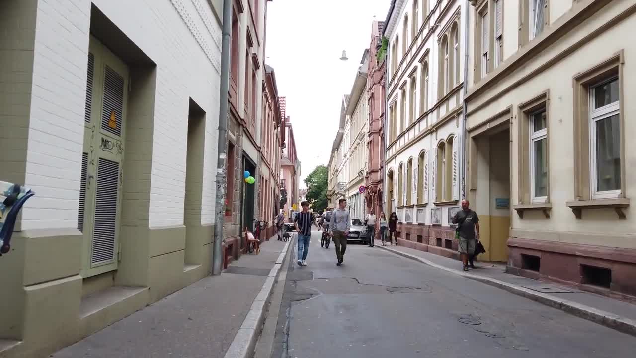 Walking in HEIDELBERG/Germany 🇩🇪-4k 60fps (UHD)