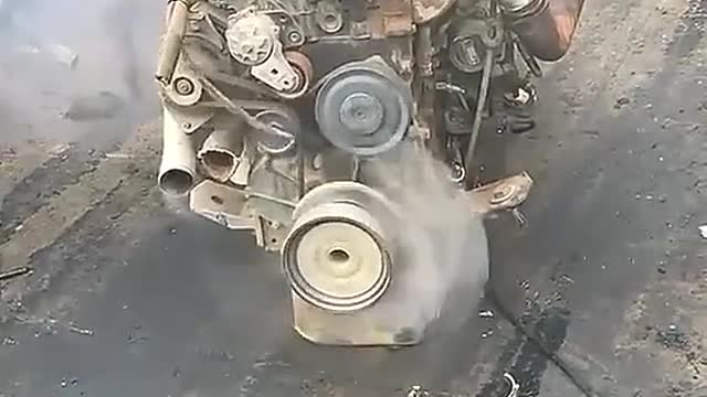 Is the disassembled engine still available for loading