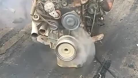 Is the disassembled engine still available for loading