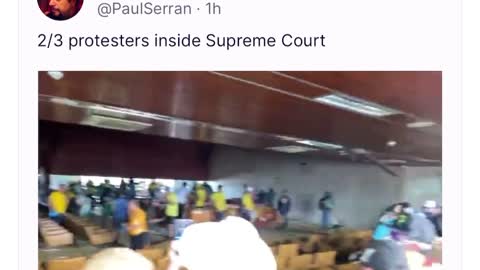 “Protesters” Have Entered in the Congress in Brazil