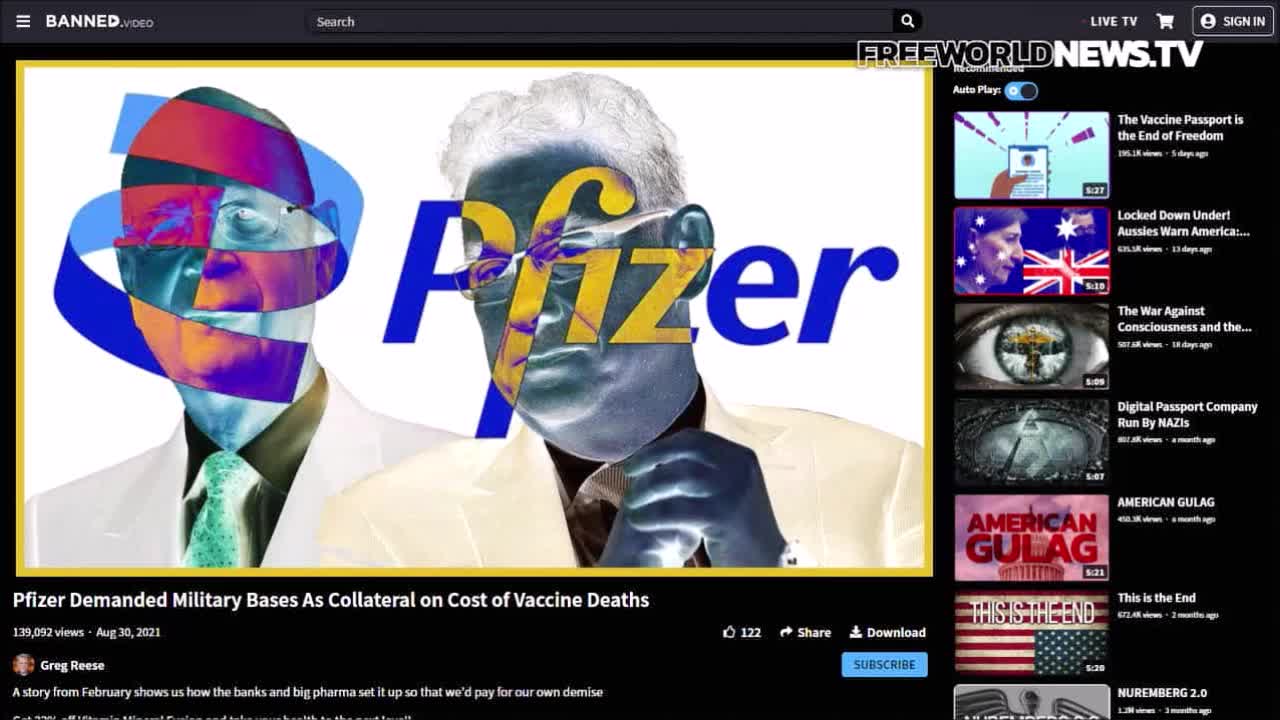 BREAKING : PFIZER DEMANDED MILITARY BASES FROM ARGENTINA & BRAZIL!!