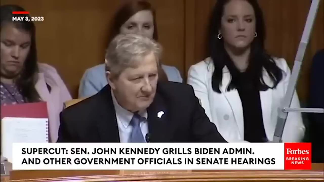 MUST WATCH_ John Kennedy Grills Yellen, Garland, Wray, & More Top Government Officials _ 2023 Rewind