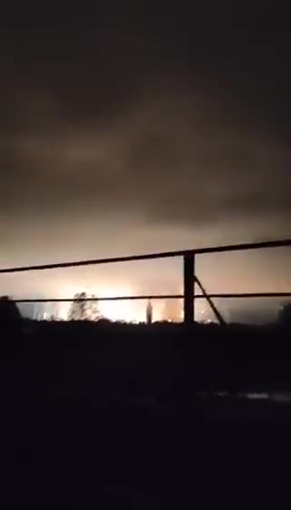 Russia attacked a large rocket storage facility in Pavlograd, Ukraine, where a significant portion