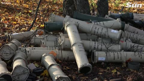 Ukrainian forces fire at Russian positions with Polish Krab artillery gun