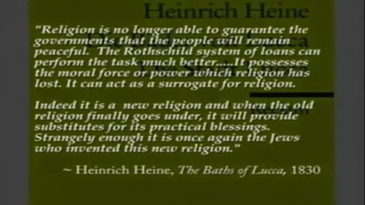 The Rothschild Conspiracy