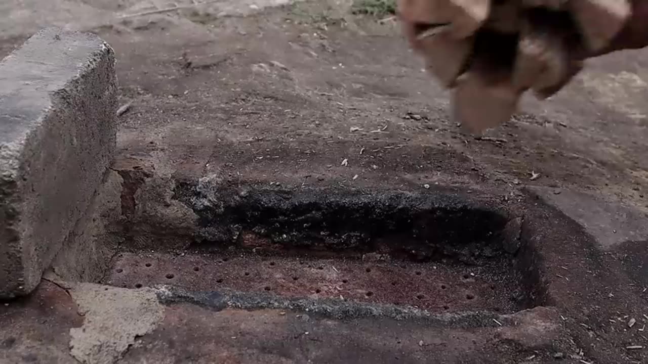 Forging a WAKIZASHI out of Rusted Iron CHAIN