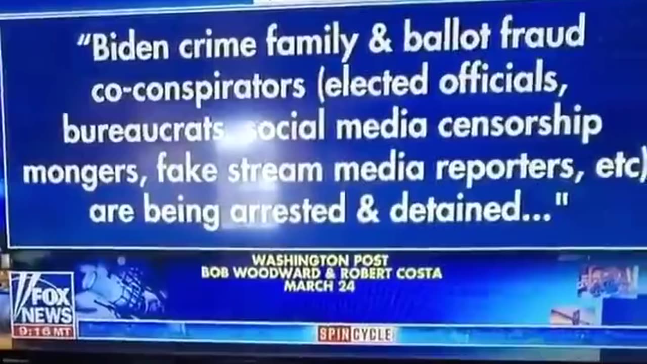 🚨FOX NEWS = WARNING 🚨
