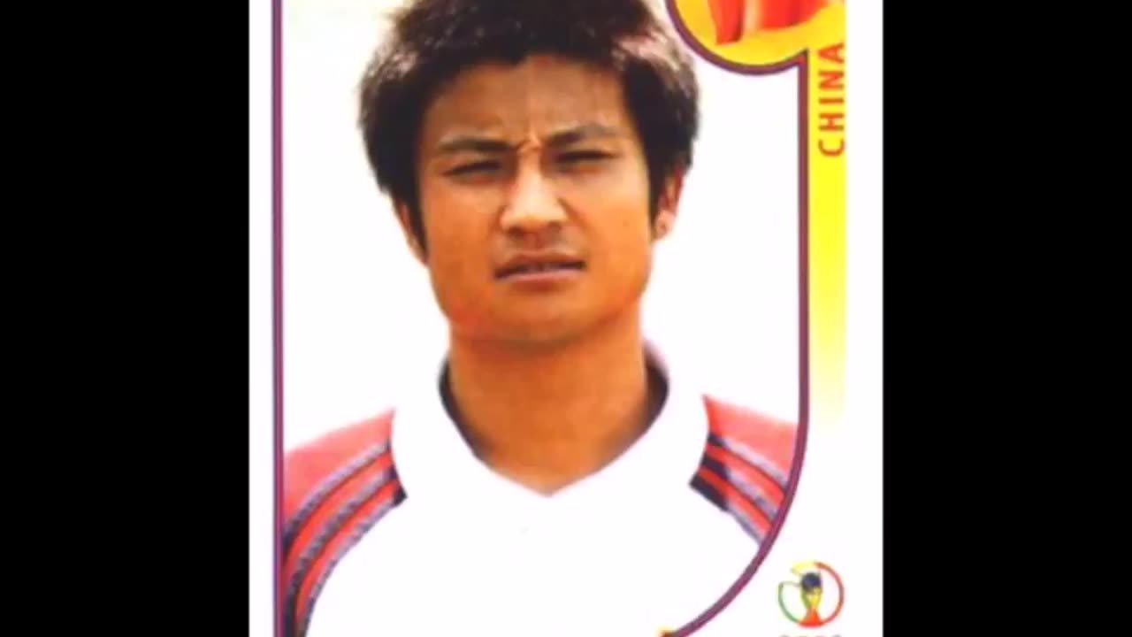 PANINI CHINA TEAM WORLD CUP 2002