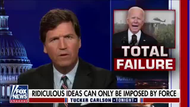 Tuck Carlson is spot on about the Biden administration On the Afghanistan withdrawal