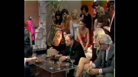 Hugh Hefner informally interviews Don Rickles in 1968.