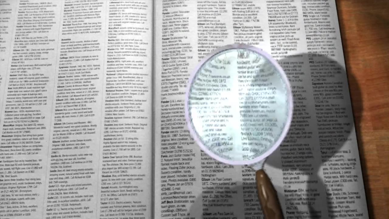 Search Words with Magnifying Glass