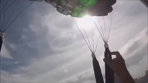 POV Parachute Man