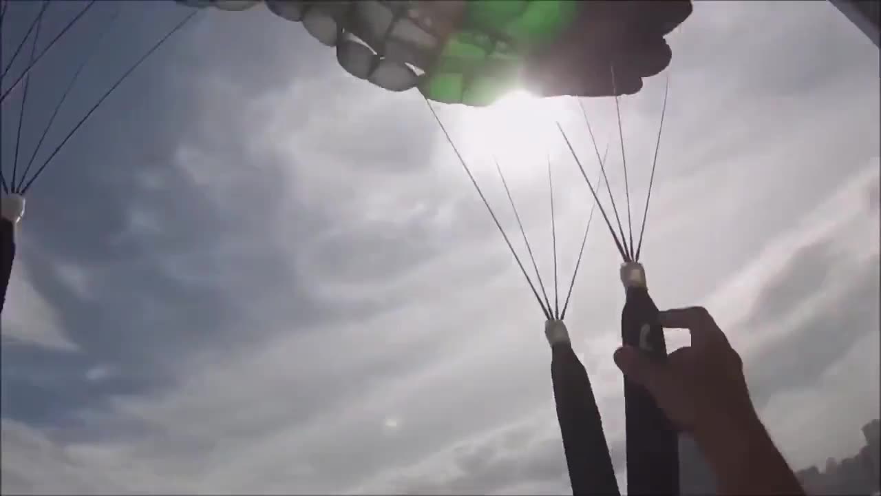 POV Parachute Man