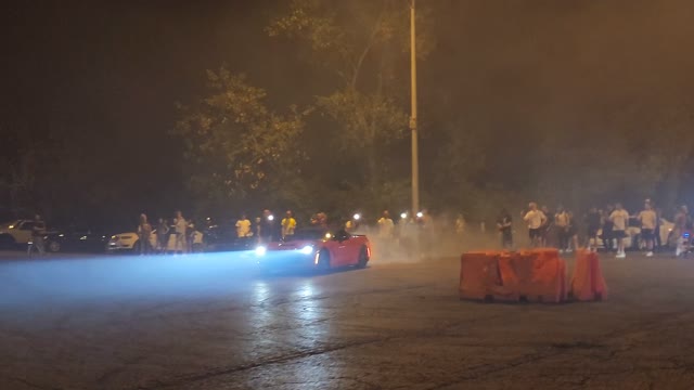 Corvette sliding at kc sideshow