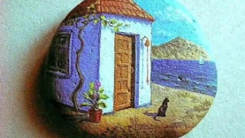 diy handmade pebble painting designs new stone craft 2022