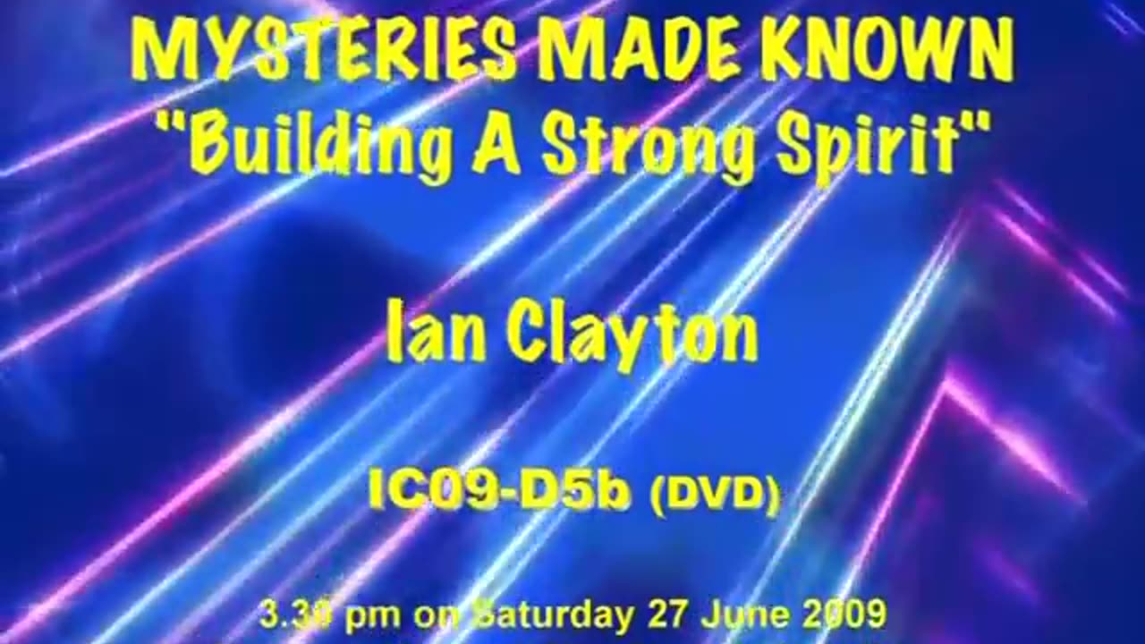Ian Clayton Building A Strong Spirit