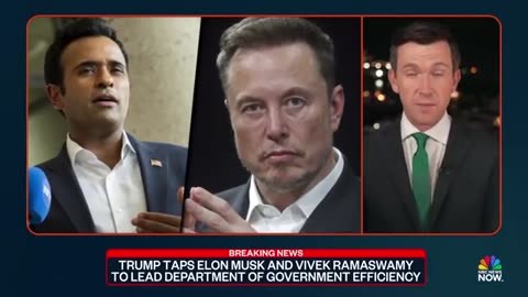 Trump taps Elon Musk, Vivek Ramaswamy to lead Department of Government Efficiency