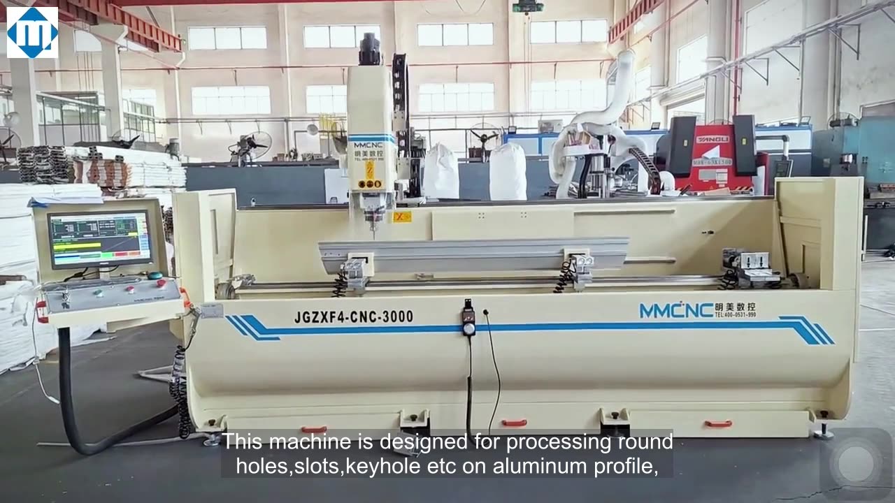 4 aixs cnc processing center for aluminum profile