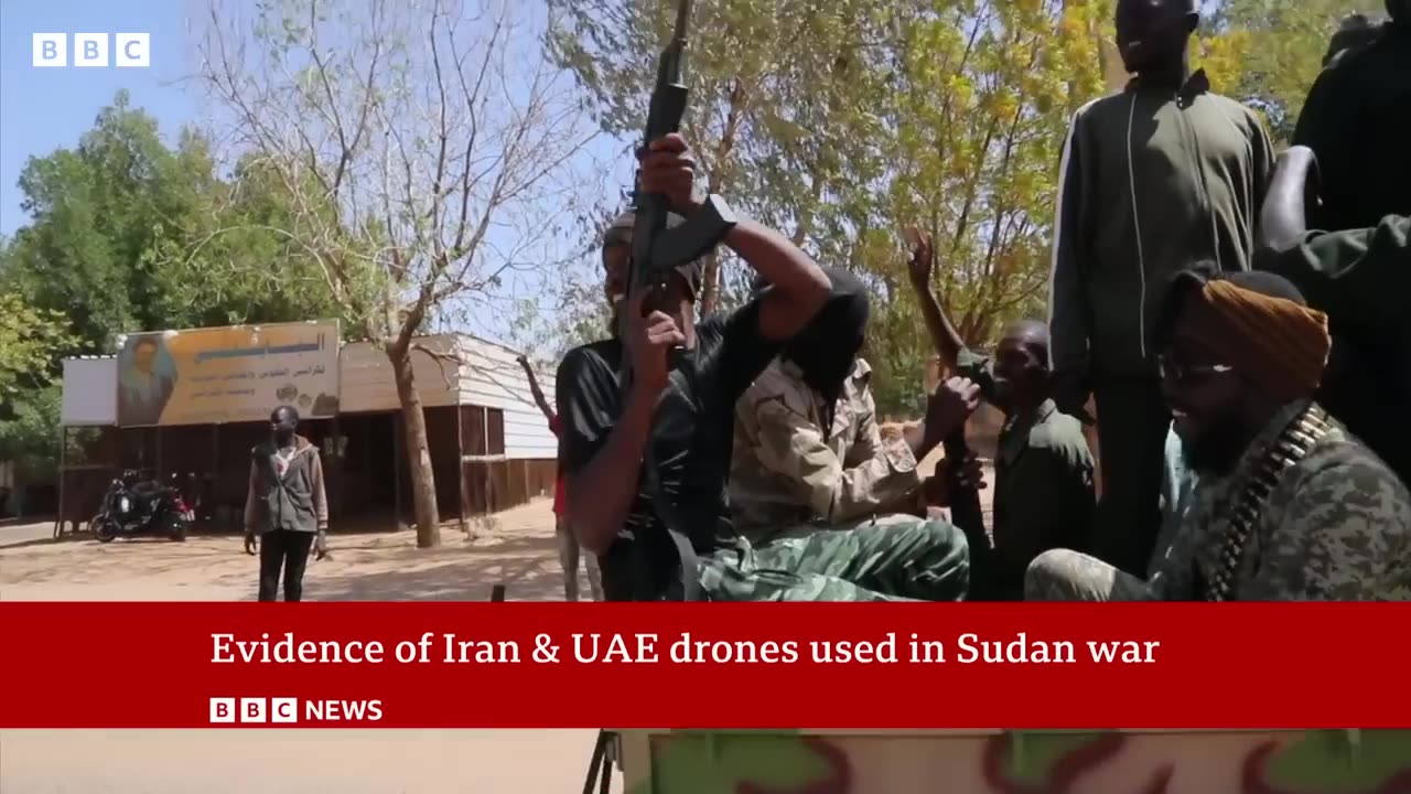 Iran and UAE drones used in Sudan war,evidence suggests | BBC News