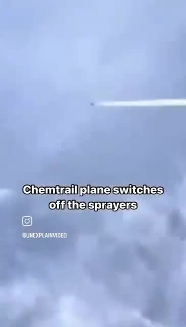 Chemtrail deniers simply can’t explain this stop/start chemtrail