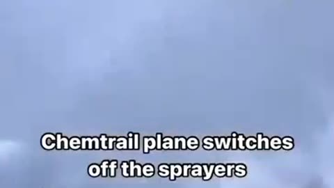 Chemtrail deniers simply can’t explain this stop/start chemtrail