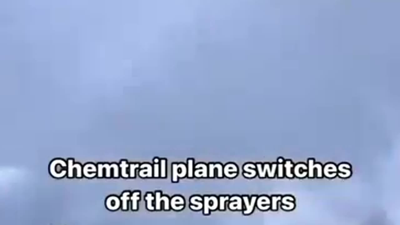 Chemtrail deniers simply can’t explain this stop/start chemtrail