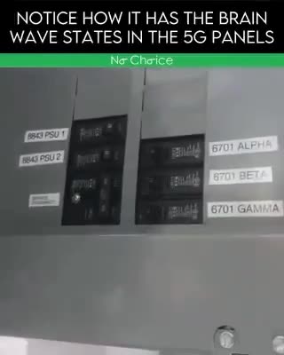 5G Tower device with the brain waves alpha, beta and gamma pre installed. Why?