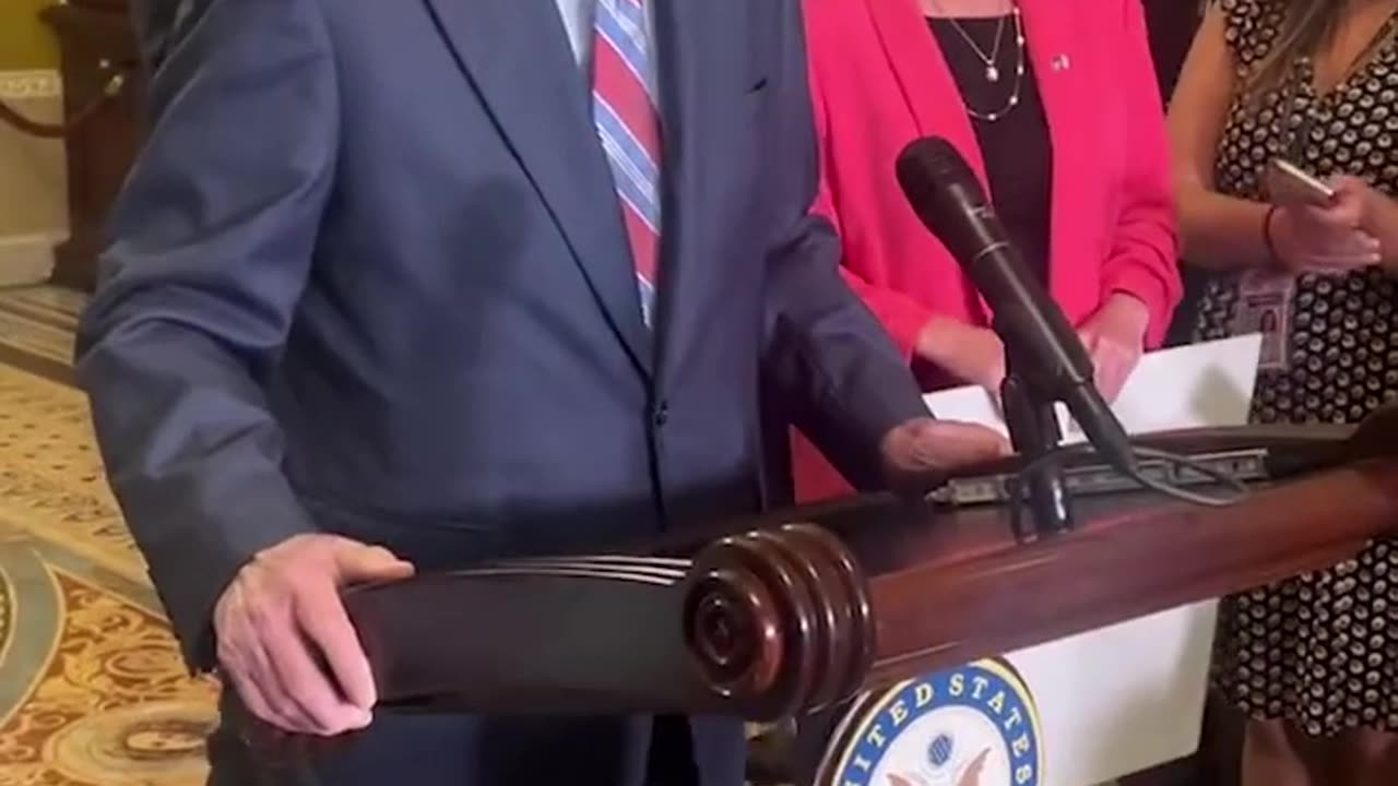 Mitch Mcconnel freezes during news conference