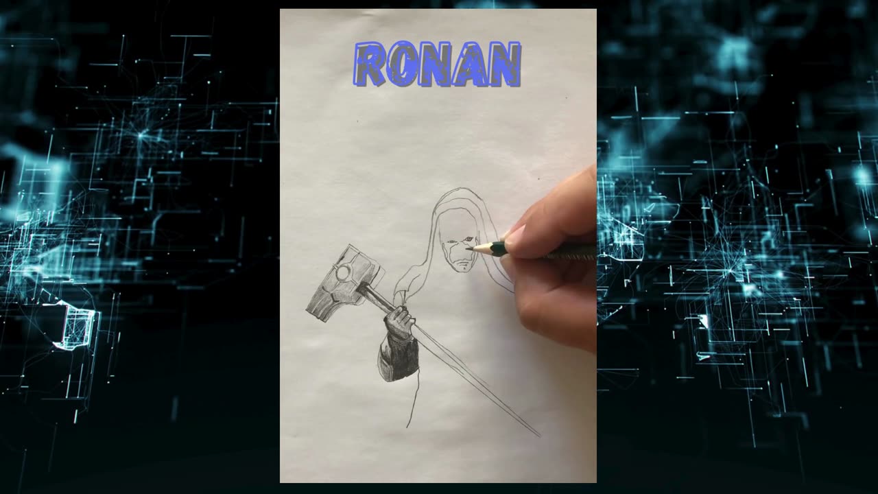 Ronan timelapse drawing