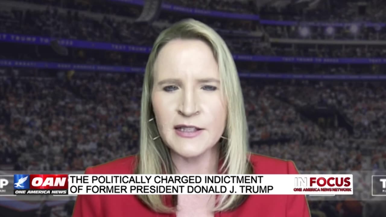 Chief Spokeswoman for President Trump, Liz Harrington, on Indictment